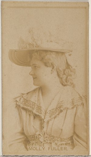 Molly Fuller, from the Actors and Actresses series (N45, Type 8) for Virginia Brights Cigarettes