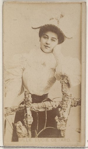 Mlle. Lucie Gerard, from the Actors and Actresses series (N45, Type 8) for Virginia Brights Cigarettes