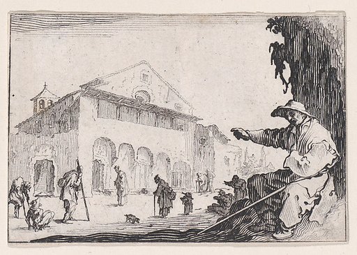 L'Hospice (The Almshouse), from "Les Caprices" Series A, The Florence Set