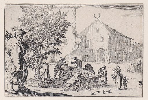 L'Auberge (The Inn), from "Les Caprices" Series A, The Florence Set