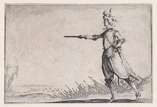 Le Commandant a Pied (The Commander on Foot), from "Les Caprices" Series A, The Florence Set