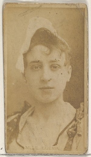 Mlle. Guenin, from the Actors and Actresses series (N45, Type 8) for Virginia Brights Cigarettes