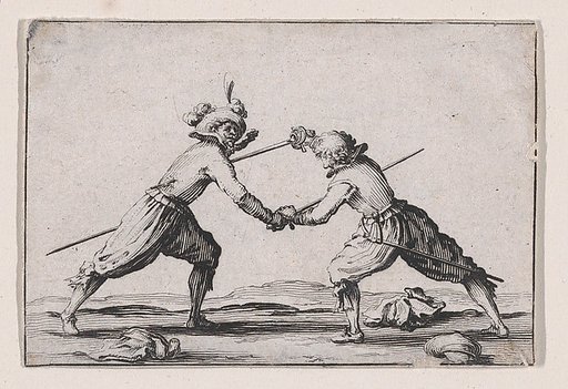 Le Duel a l'Épée (The Duel with Swords), from "Les Caprices" Series A, The Florence Set