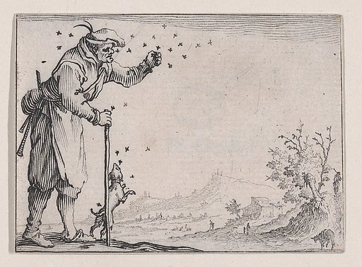 Le Paysan Assailli par les Abeilles (The Peasant Attacked by Bees), from "Les Caprices" Series A, The Florence Set