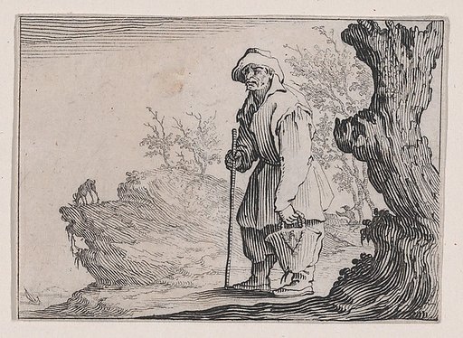 Le Paysan Portant son Sac (The Peasant Carrying his Sack), from "Les Caprices" Series A, The Florence Set