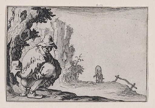 Le Paysan Accroupi (The Squatting Peasant), from "Les Caprices" Series A, The Florence Set