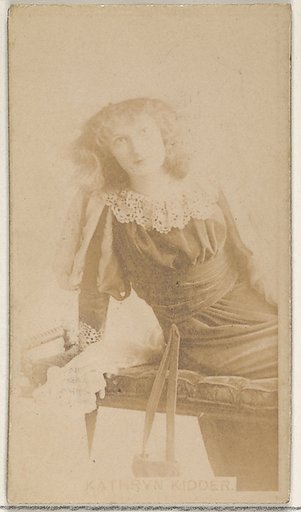 Kathryn Kidder, from the Actors and Actresses series (N45, Type 8) for Virginia Brights Cigarettes