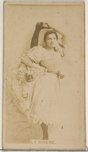 La Sirene, from the Actors and Actresses series (N45, Type 8) for Virginia Brights Cigarettes