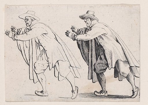 L'Homme Qui Court (The Running Man), from "Les Caprices" Series A, The Florence Set