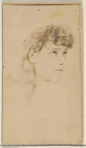 Julia Marlow, from the Actors and Actresses series (N45, Type 8) for Virginia Brights Cigarettes