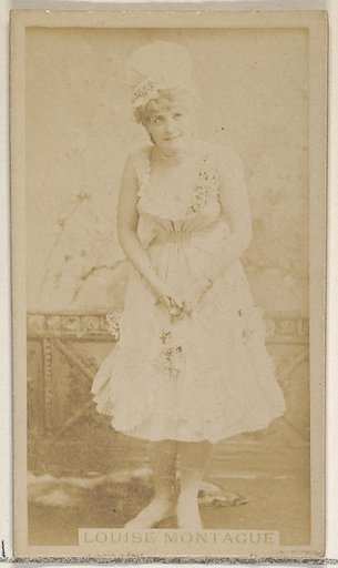 Louise Montague, from the Actors and Actresses series (N45, Type 8) for Virginia Brights Cigarettes