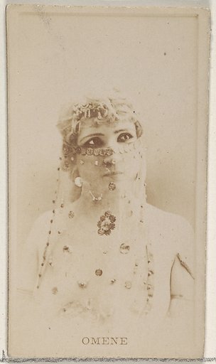 Omene, from the Actors and Actresses series (N45, Type 8) for Virginia Brights Cigarettes