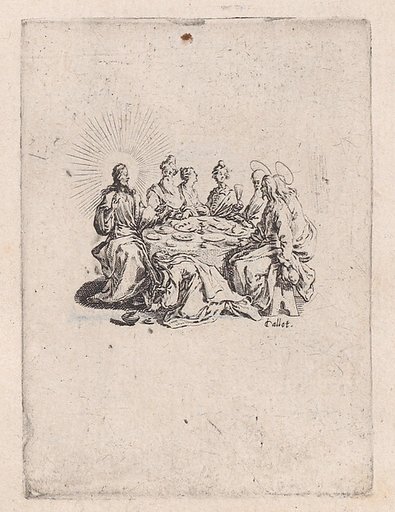 Le Repas Chez le Pharisien (The Meal at the Home of the Pharisee), from "Les Quatre Banquets" (The Four Feasts)