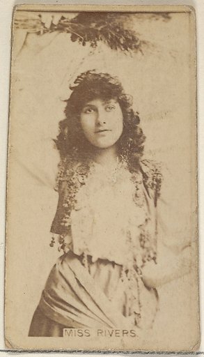Miss Rivers, from the Actors and Actresses series (N45, Type 8) for Virginia Brights Cigarettes