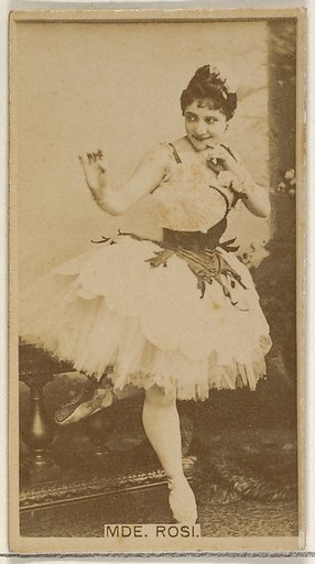 Mde. Rosi, from the Actors and Actresses series (N45, Type 8) for Virginia Brights Cigarettes
