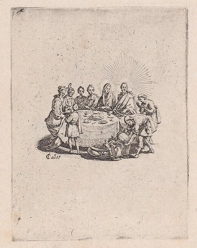 La Cêne (The Last Supper), from "Les Quatre Banquets" (The Four Feasts)