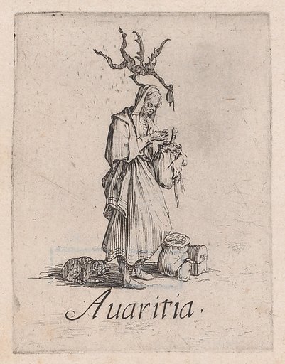 L'Avarice (Greed), from "Les Péchées Capitaux" (The Deadly Sins)