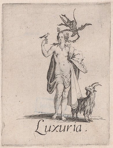 La Luxure (Lust), from "Les Péchées Capitaux" (The Deadly Sins)