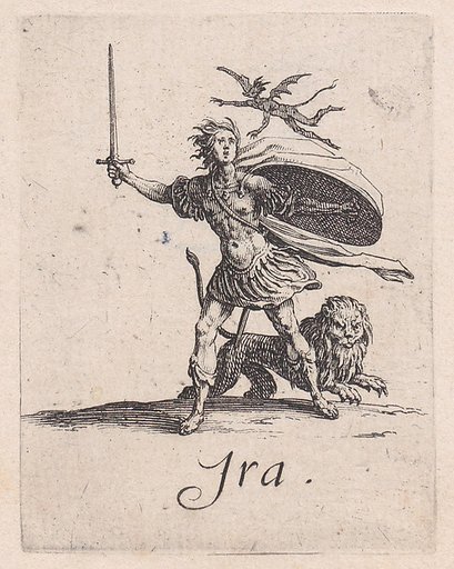 La Colère (Wrath), from "Les Péchées Capitaux" (The Deadly Sins)