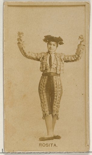 Rosita, from the Actors and Actresses series (N45, Type 8) for Virginia Brights Cigarettes