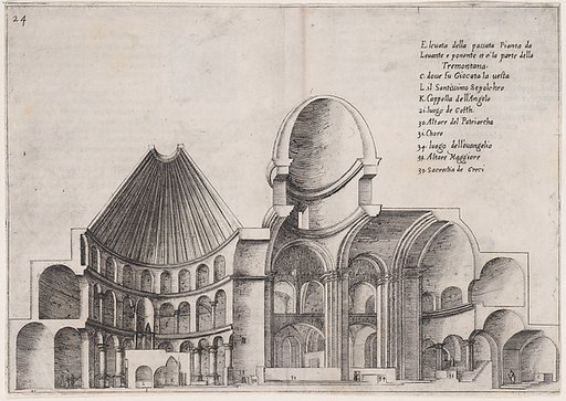 Plate 20, from "Trattato delle Piante & Immagini de Sacri Edifizi di Terra Santa" (Treatise of the Plans & Images of the Sacred Buildings of the Holy Land)