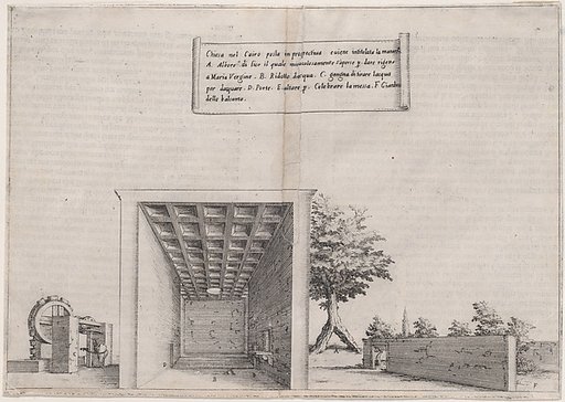 Plate 10, from "Trattato delle Piante & Immagini de Sacri Edifizi di Terra Santa" (Treatise of the Plans & Images of the Sacred Buildings of the Holy Land)