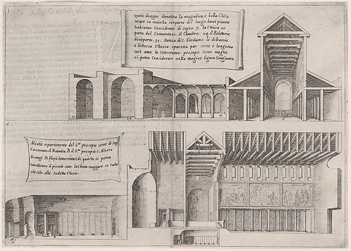 Plate 5, from "Trattato delle Piante & Immagini de Sacri Edifizi di Terra Santa" (Treatise of the Plans & Images of the Sacred Buildings of the Holy Land)