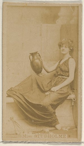 Miss Marie Studholme, from the Actors and Actresses series (N45, Type 8) for Virginia Brights Cigarettes