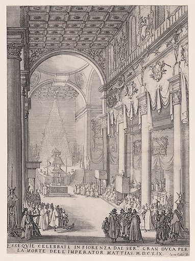 Le Catafalque de l'Empereur Mathais pièce appelée aussi Le Petit Prédicateur, La Chapelle Funèbre de Florence et Requiem de L'Empereur Mathais (The Catafalque of the Emperor Matthais, piece also called The Small Preacher, The Funerary Chapel of Florence, The Requiem of the Emperor Matthais)