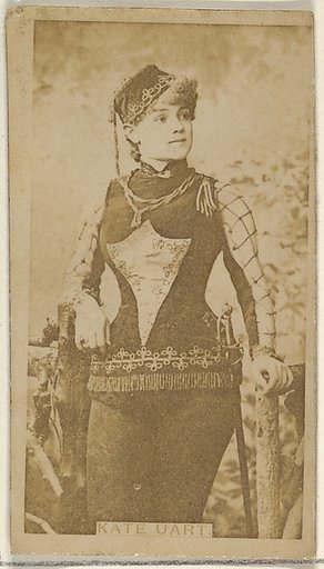 Kate Uart, from the Actors and Actresses series (N45, Type 8) for Virginia Brights Cigarettes