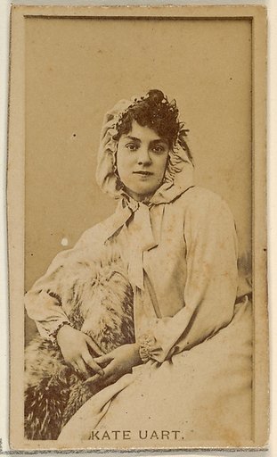 Kate Uart, from the Actors and Actresses series (N45, Type 8) for Virginia Brights Cigarettes