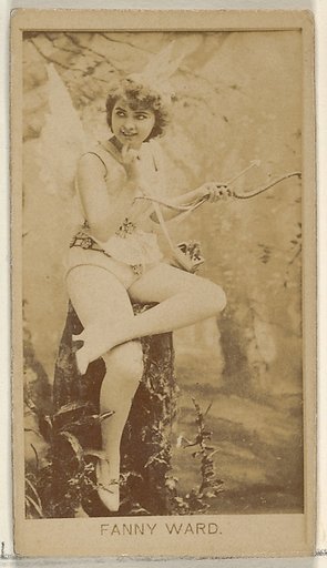 Fanny Ward, from the Actors and Actresses series (N45, Type 8) for Virginia Brights Cigarettes