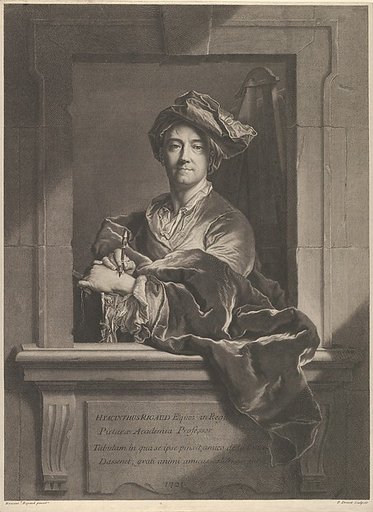 Portrait of Hyacinthe Rigaud