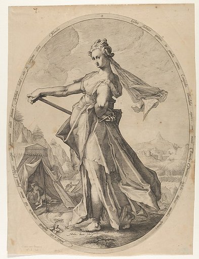 Jahel, from "Heroes and Heroines of the Old Testament"