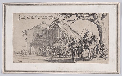 Copy of Roma travellers outside an inn [formerly known as La Halte des Bohémiens: Les Diseuses de Bonne Aventure (The Gypsy Stopover: The Fortune Tellers), from "Le Bohémiens, série appelée aussi Les Égyptiens, La Marche des Bohémiens, La Vie Errante des Bohémiens, Les Marches Égyptiennes" (The Gyps