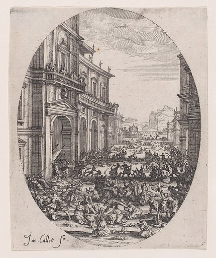 Plate 2, from "Le Massacre des Innocents" (The Massacre of the Innocents)