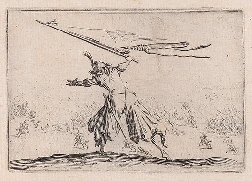 Le Porte-Étendard (The Standard Bearer), from "Les Caprices" Series B, The Nancy Set