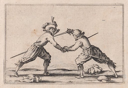 Le Duel a l'Épée (The Duel with Swords), from "Les Caprices" Series B, The Nancy Set