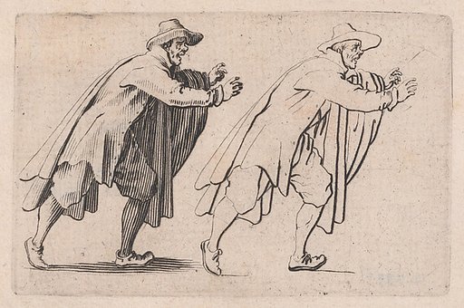 L'Homme qui Court (The Running Man), from "Les Caprices" Series B, The Nancy Set
