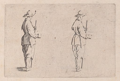 Le Paysan Tenant un Gobelet (The Peasant Holding a Cup), from "Les Caprices" Series B, The Nancy Set