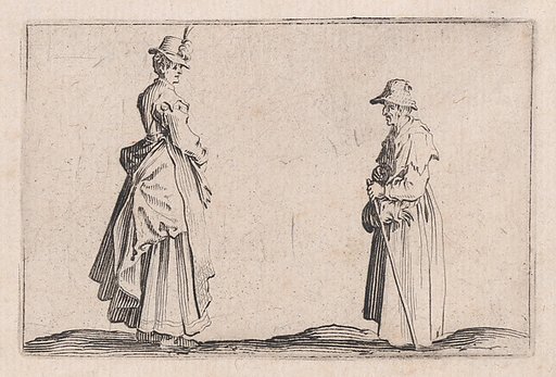 Deux Femmes de Profil (Two Women in Profile), from "Les Caprices" Series B, The Nancy Set