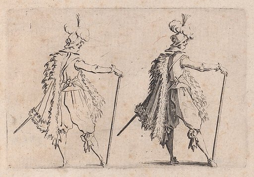 Le Gentilhomme a la Grande Canne (The Gentleman with a Large Cane), from "Les Caprices" Series B, The Nancy Set