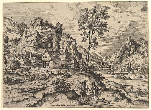 Tobit, from "Landscapes with Biblical and Mythological Scenes"