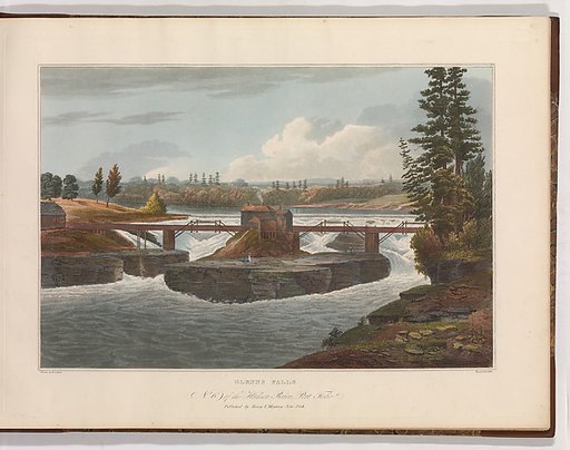 Glenns Falls (No. 6 of The Hudson River Portfolio)