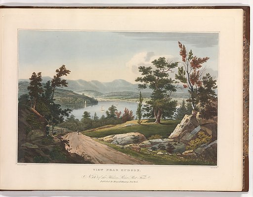 View Near Hudson (No. 15 (later No. 12) of The Hudson River Portfolio)