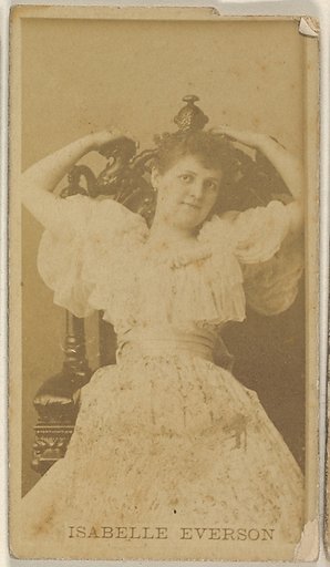 Isabelle Everson, from the Actors and Actresses series (N45, Type 8) for Virginia Brights Cigarettes
