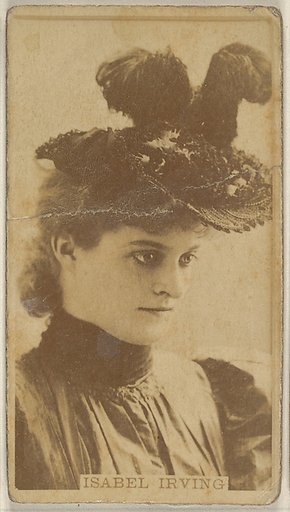 Isabel Irving, from the Actors and Actresses series (N45, Type 8) for Virginia Brights Cigarettes