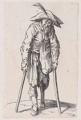 Reverse Copy of Le Gentilhomme aux Mains Jointes (The Gentleman with his Hands Joined), from La Noblesse (The Nobility)