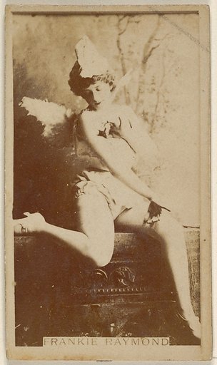 Frankie Raymond, from the Actors and Actresses series (N45, Type 8) for Virginia Brights Cigarettes