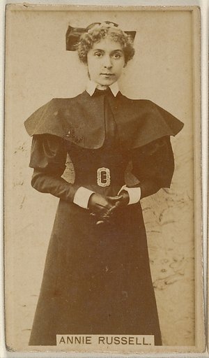 Annie Russell, from the Actors and Actresses series (N45, Type 8) for Virginia Brights Cigarettes